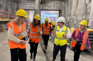 Métro 3 : trois députées MR sur le terrain pour suivre l’avancement du chantier