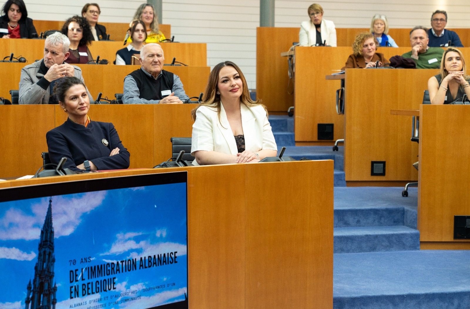 70 ans d’immigration albanaise en Belgique célébrés au Parlement bruxellois